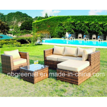 Sofá quente do jardim da venda para 2016 Mobília ao ar livre do vime / Rattan